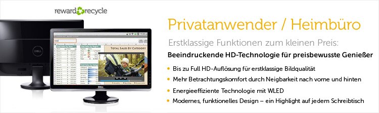 Dell Monitoren für Privatanwender/Heimbüros